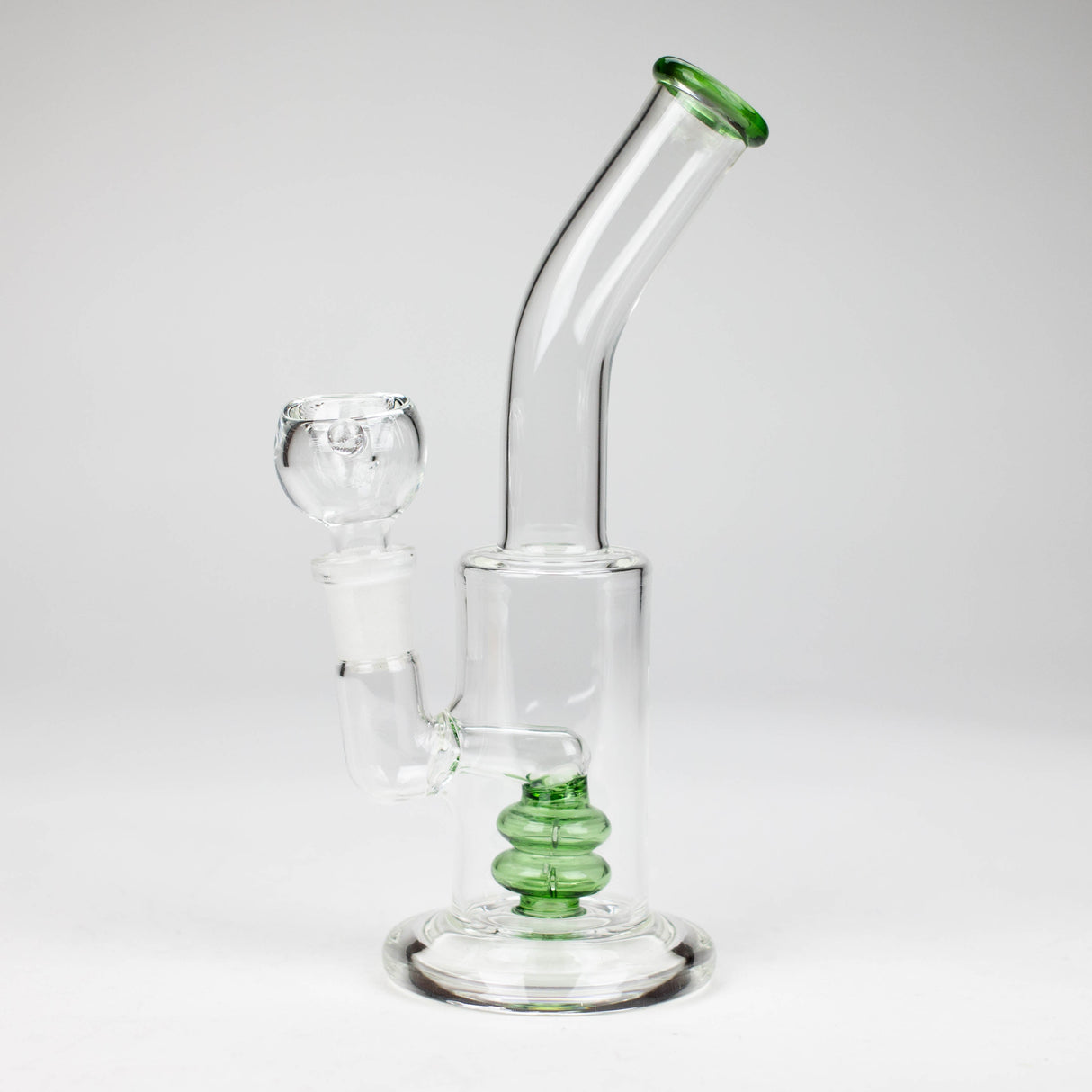 7.5" bent neck glass bong