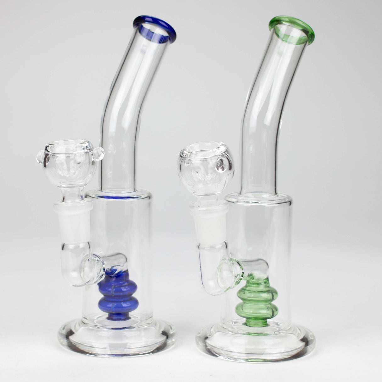 7.5" bent neck glass bong