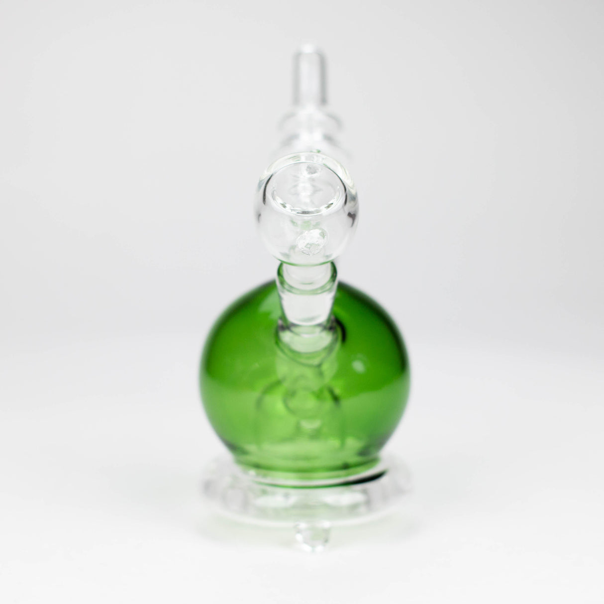 6" Apple glass water bong