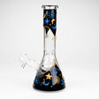 10" 3D Sky Design Glass Beaker Bong Glass Bong 777 Smoke