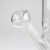 10" Straight tube glass water bong