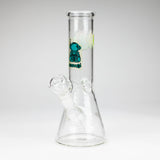 10" clear beaker glass water bong