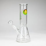 10" clear beaker glass water bong