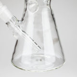 10" clear beaker glass water bong