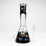 10" 3D Sky Design Glass Beaker Bong Glass Bong 777 Smoke