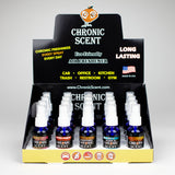 Chronic Scent Air Freshener Display of 20 Odour Eliminator Spray ONE 1oz / 30ml