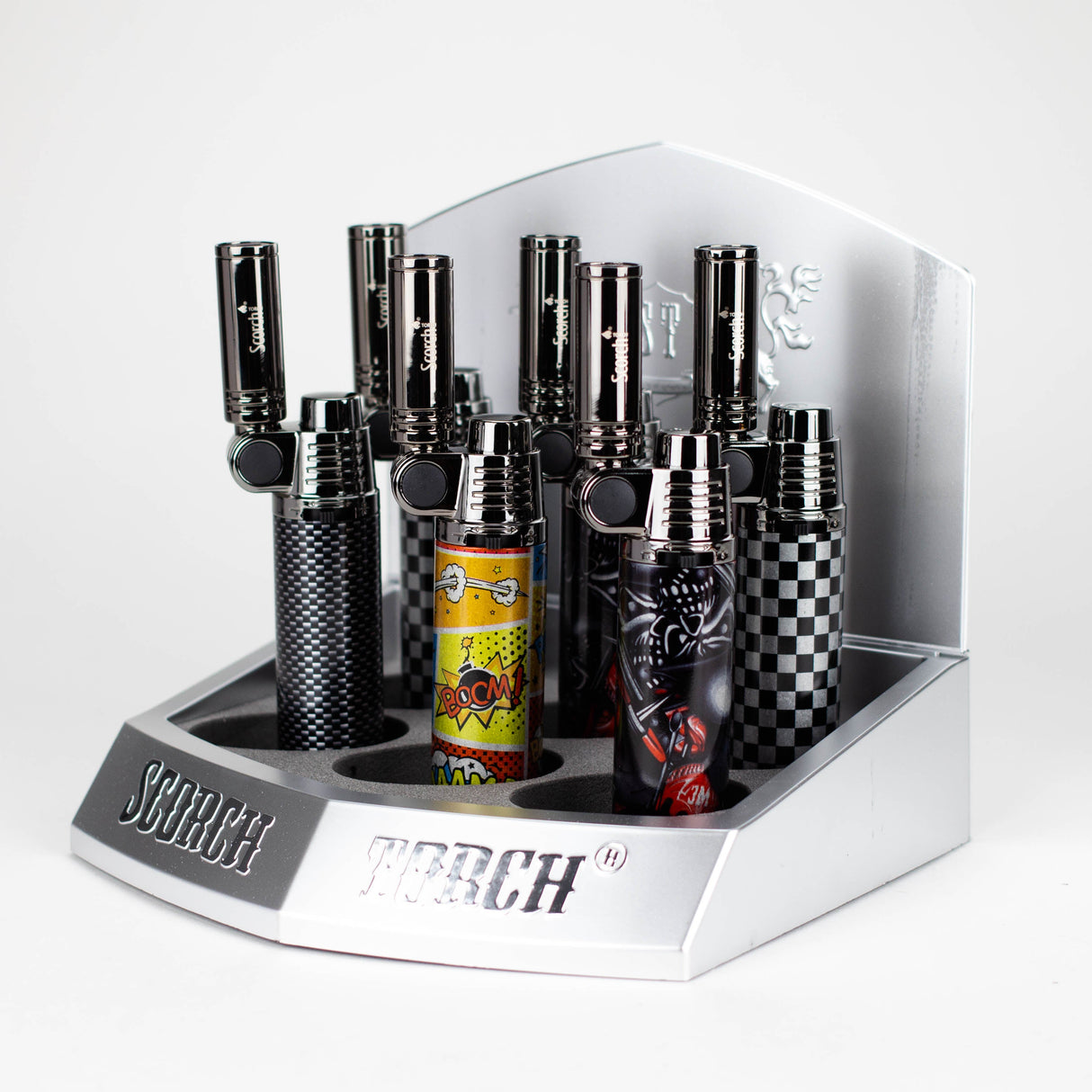 Scorch Torch | 6.5″ Adjustable Angle Torch -Assorted Graffiti [61673-1] Torch Canadian Distributor