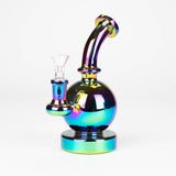 7" Solid Color Electroplate Glass Bong