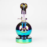 7" Solid Color Electroplate Glass Bong