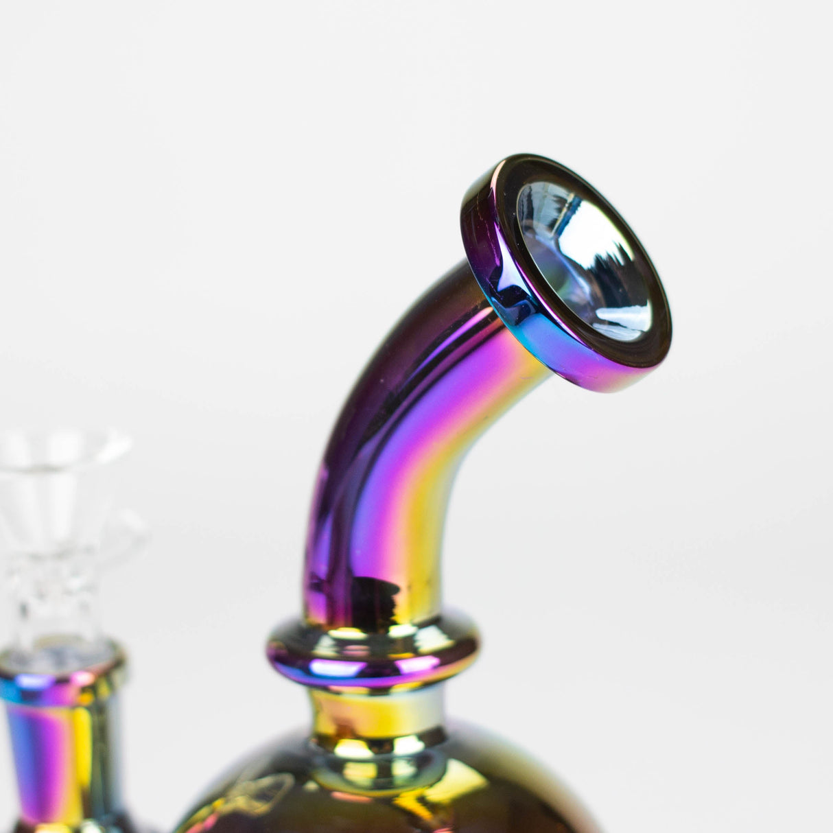 7" Solid Color Electroplate Glass Bong