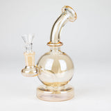 7" Solid Color Electroplate Glass Bong