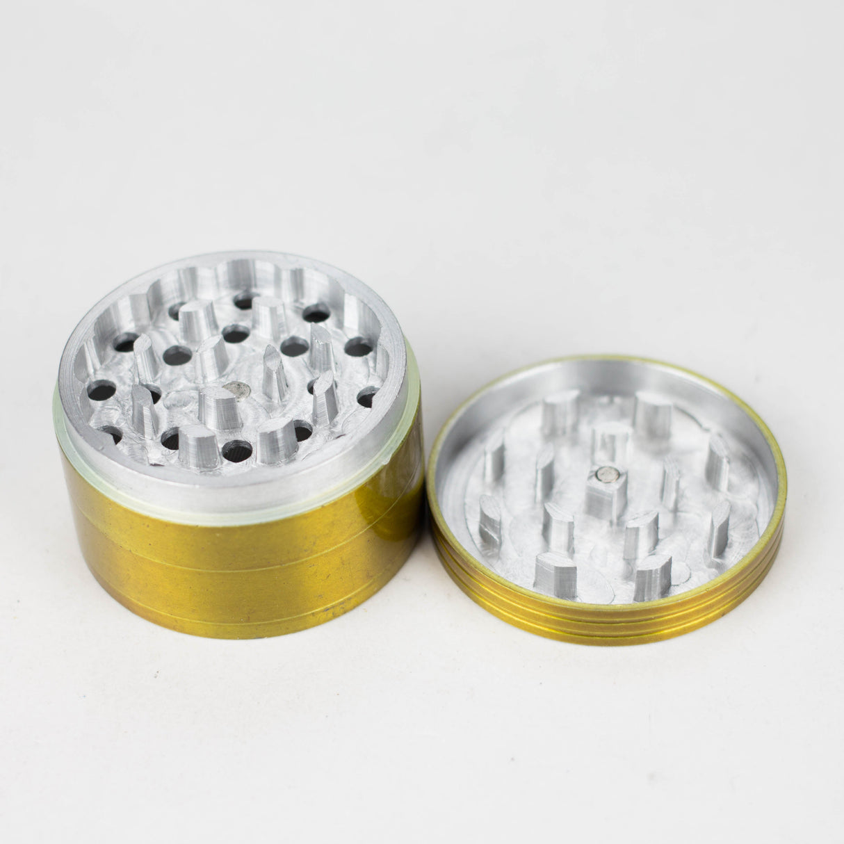 58mm 4 parts Mixed color aluminium grinder pack of 12