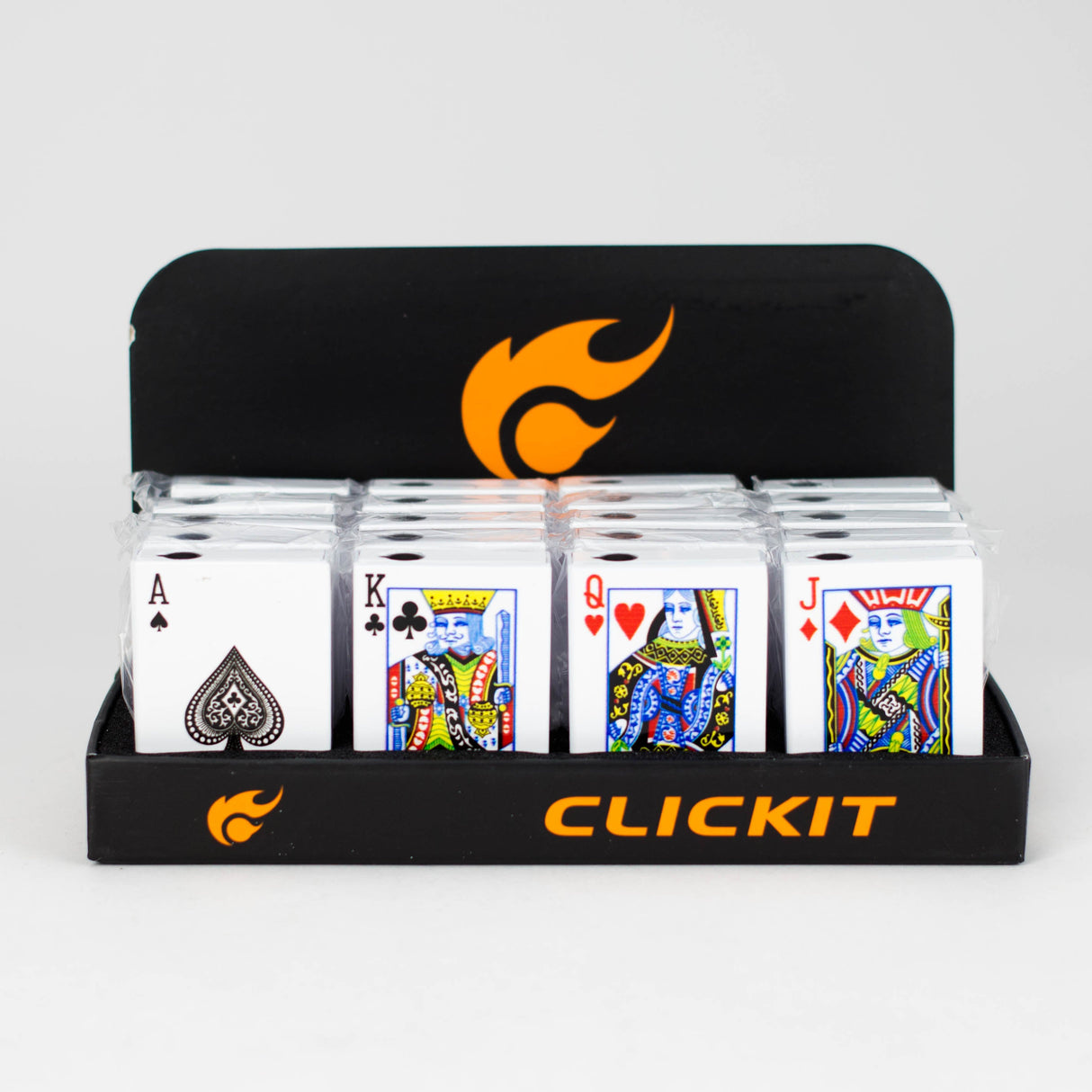 Click It | Single Flame Sliding Porker Card Shape Lighter [GH-9289]