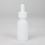 30ml Matt White  Bottles with Dropper - Box of 12