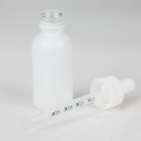 30ml Matt White  Bottles with Dropper - Box of 12