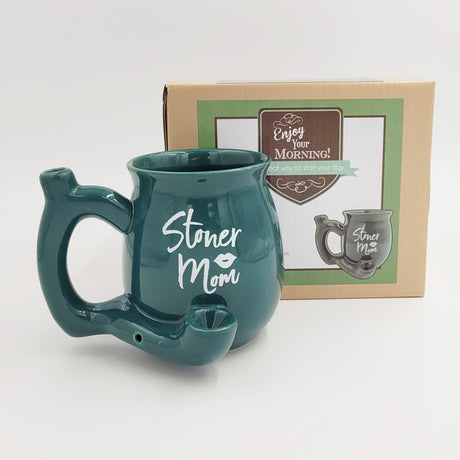 Teal stoner mom Roast & Toast mug Mug Pipe Roast and Toast Gifts