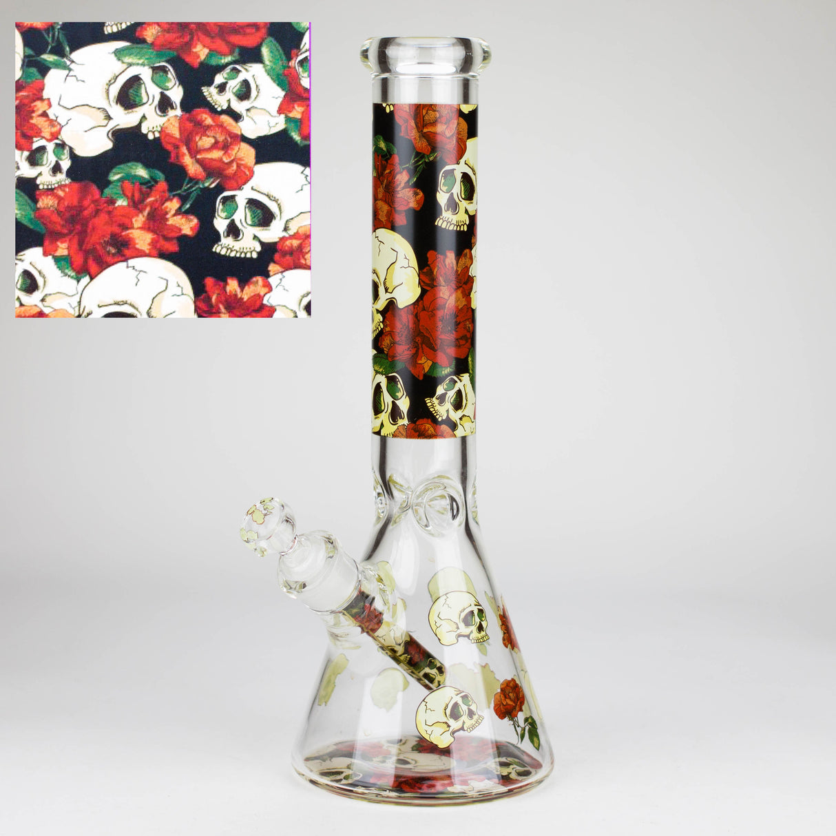 14″ Design Exclusive License Glass 7mm Bong Beaker Bong-Box of 6 [C1559-COMBO A]