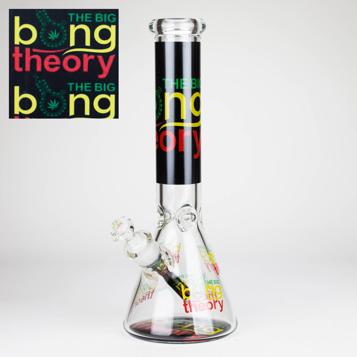 14″ Design Exclusive License Glass 7mm Bong Beaker Bong-Box of 6 [C1559-COMBO A]