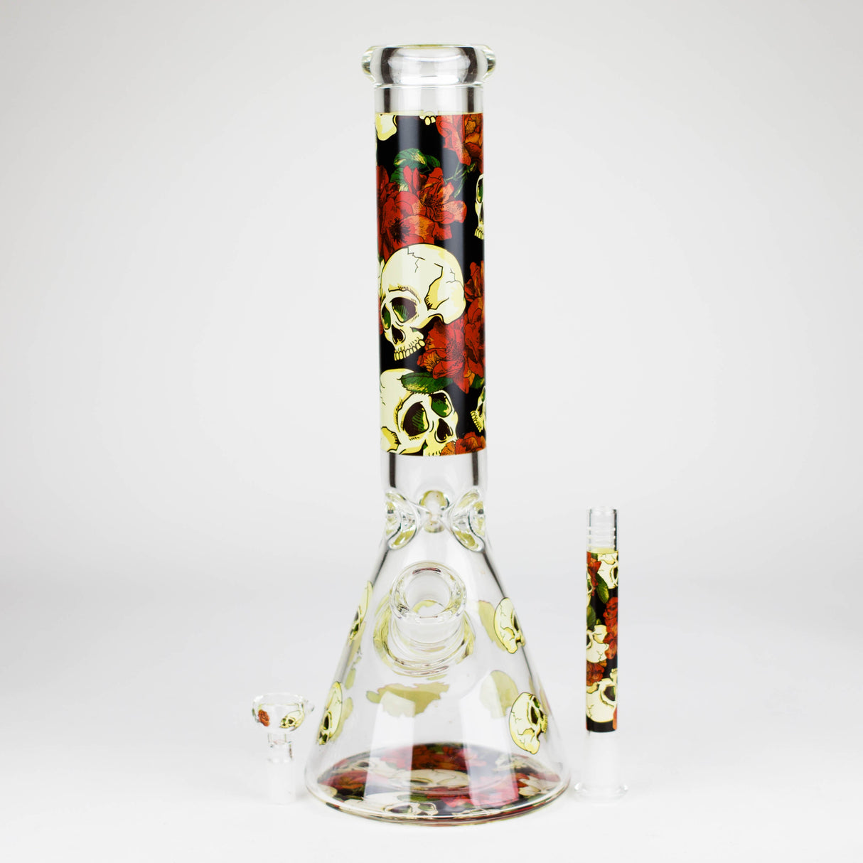 14″ Design Exclusive License Glass 7mm Bong Beaker Bong-Box of 6 [C1559-COMBO A]