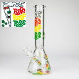 14″ Design Exclusive License Glass 7mm Bong Beaker Bong-Box of 6 [C1559-COMBO B]