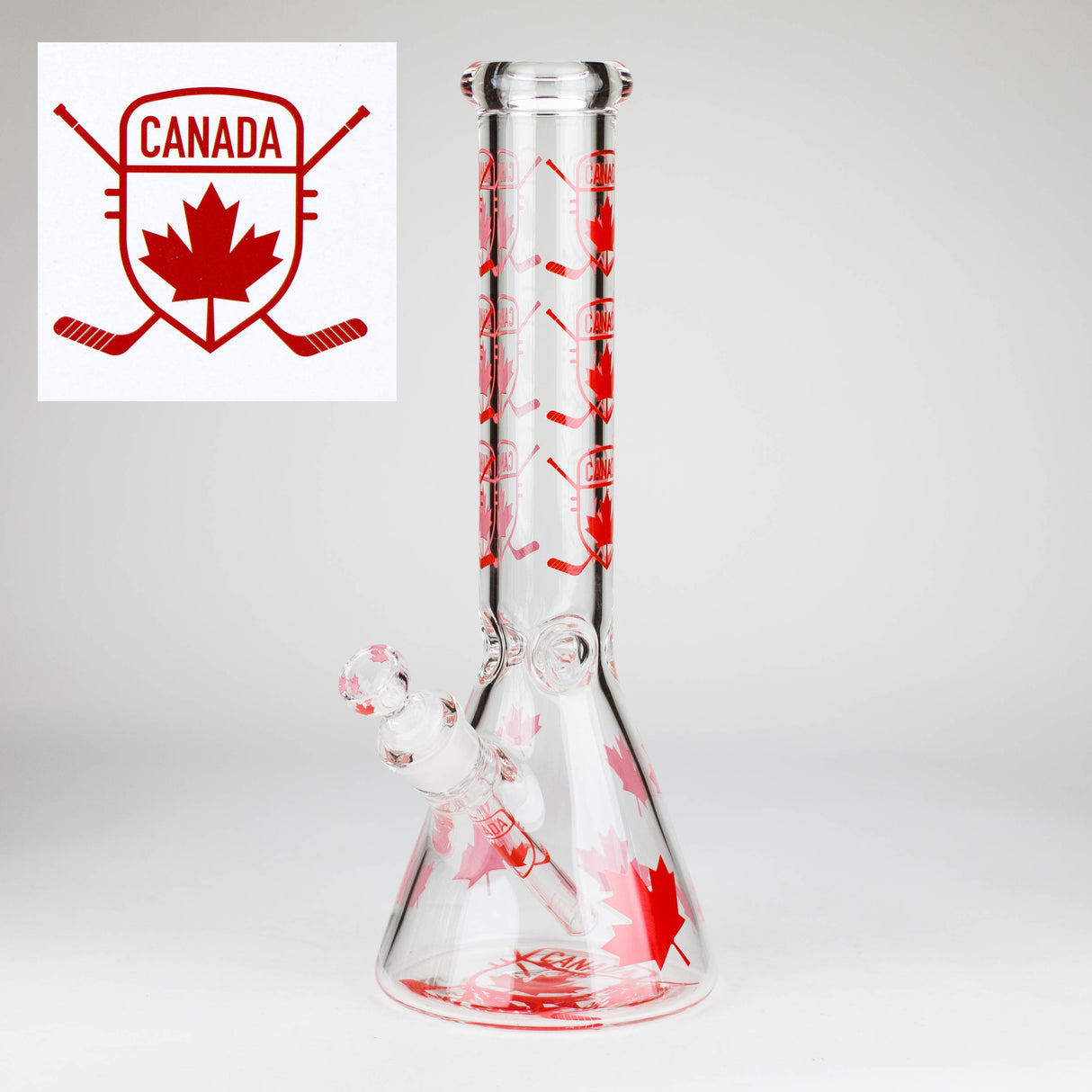 14″ Design Exclusive License Glass 7mm Bong Beaker Bong-Box of 6 [C1559-COMBO B]