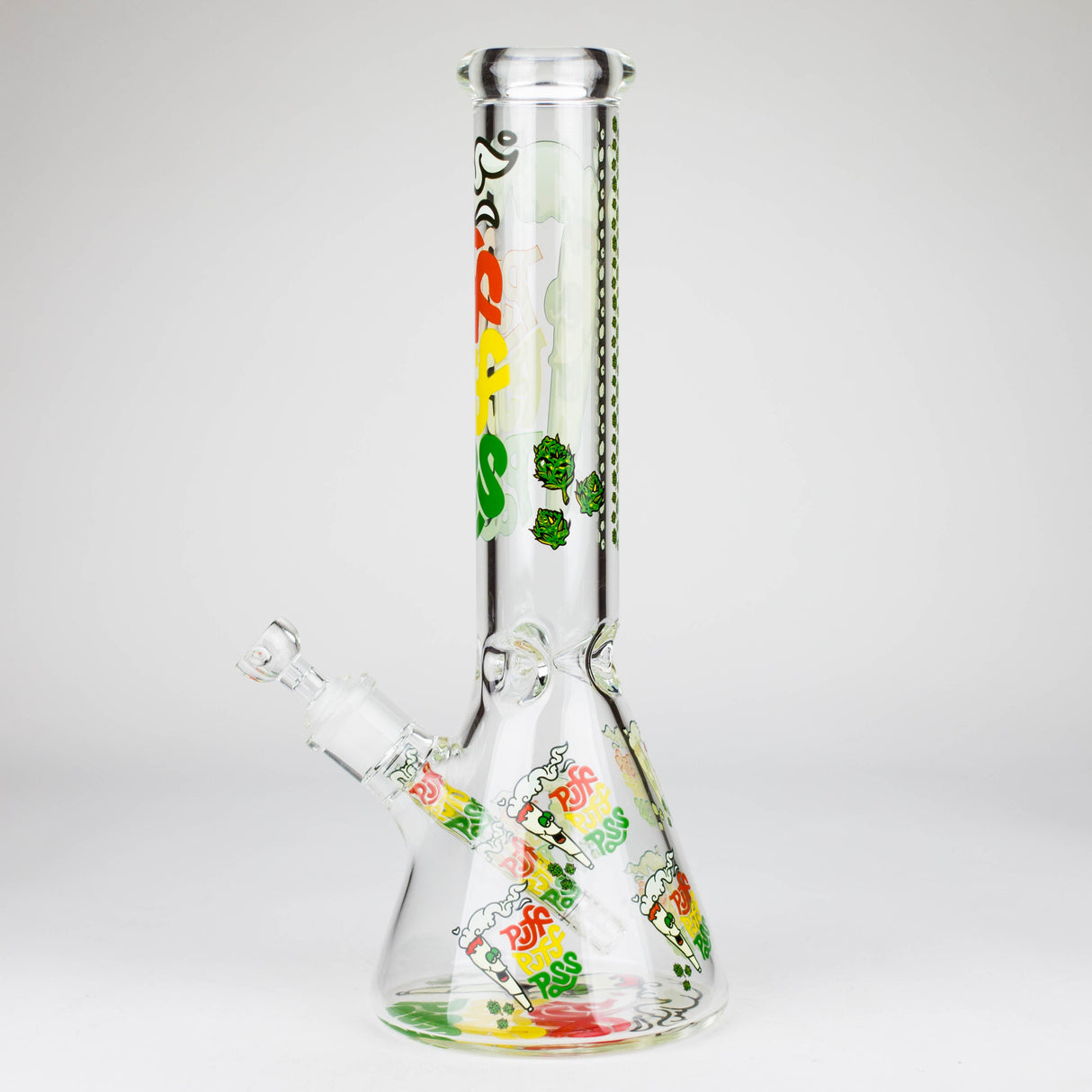 14″ Design Exclusive License Glass 7mm Bong Beaker Bong-Box of 6 [C1559-COMBO B]