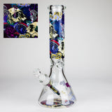 14″ Design Exclusive License Glass 7mm Bong Beaker Bong-Box of 6 [C1559-COMBO C]