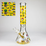 14″ Design Exclusive License Glass 7mm Bong Beaker Bong-Box of 6 [C1559-COMBO C]