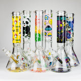 14″ Design Exclusive License Glass 7mm Bong Beaker Bong-Box of 6 [C1559-COMBO C]