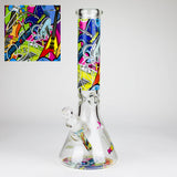 14″ Design Exclusive License Glass 7mm Bong Beaker Bong-Box of 6 [C1559-COMBO B]