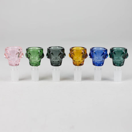 Skull shape Male Join Glass Bowl Display Box of 8 [SMKJ-017]