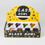 Cube Male Join Glass Bowl Display Box of 8 [SMKJ-016]