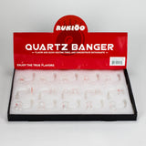 RUKIOO | 14mm Male 90 degree quartz banger with bead-Box of 12 [SMKJ-062]