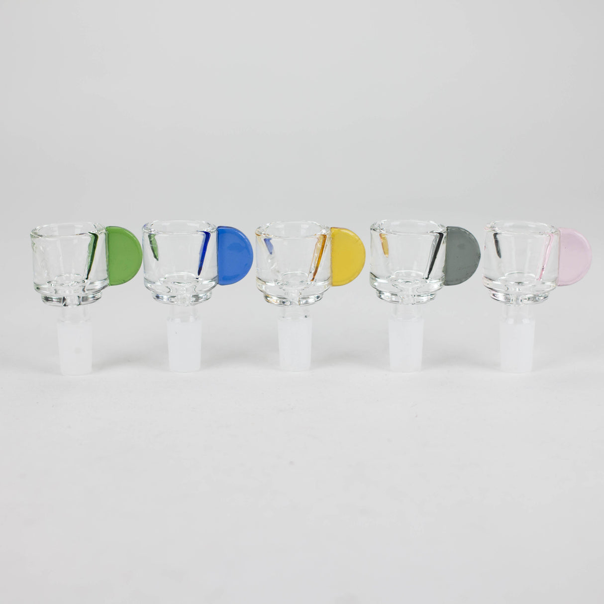 Male Join round double Glass Bowl Display Box of 9 [SMKJ-014]