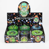 4 Layes 63mm Alien assorted Design Metal Grinder Box of 6 [SMKZ-001]