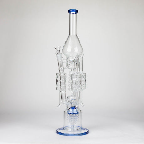 20" Coil Glass water recycler bong [C1577]