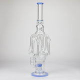 19" Coil Glass water recycler bong [C1576]