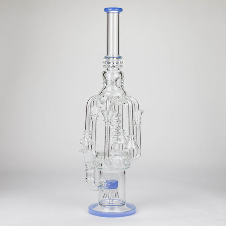 19" Coil Glass water recycler bong [C1576]