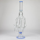 19" Coil Glass water recycler bong [C1576]