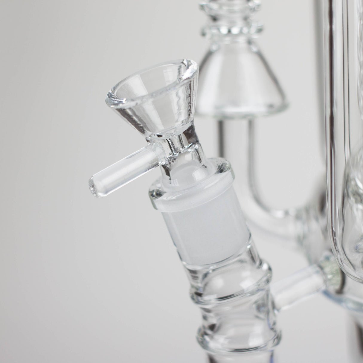 19" Coil Glass water recycler bong [C1576]