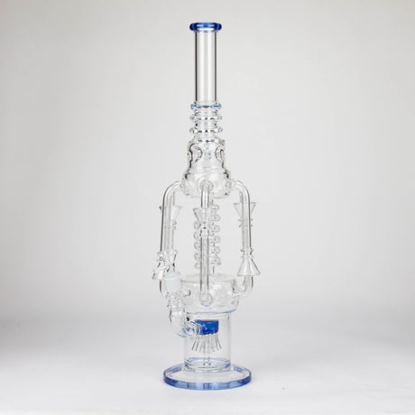 19" Coil Glass water recycler bong [C1576]