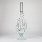 19" Coil Glass water recycler bong [C1576]