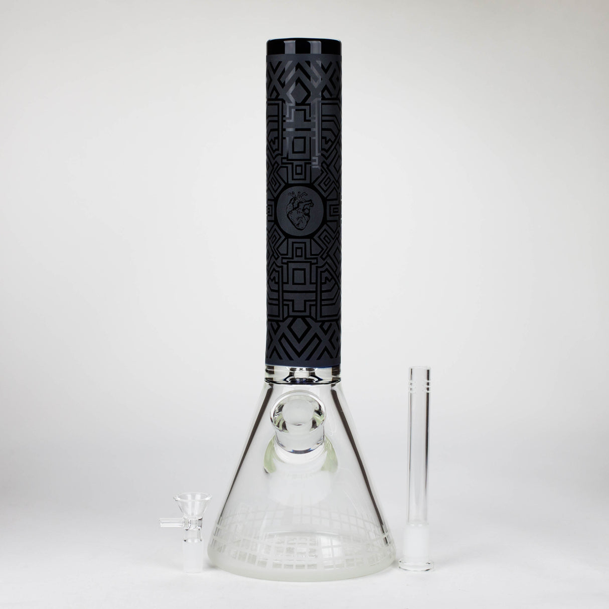 14" Beaker Base Glass Bong  [C1037-CC268]