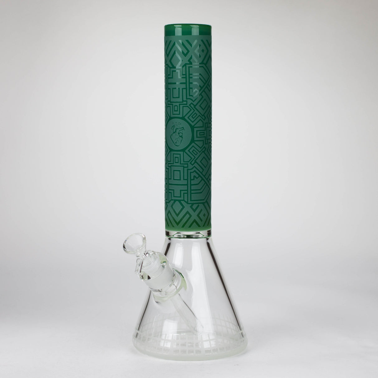 14" Beaker Base Glass Bong  [C1037-CC268]