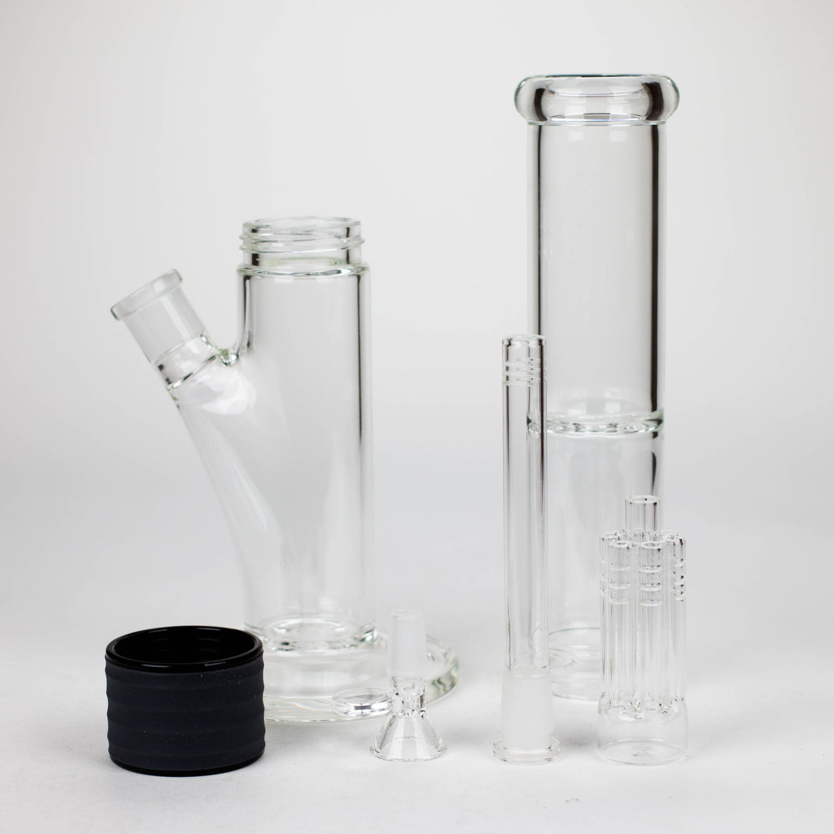 17″ 5mm DIY Glass Straight Tube Bong Set [BT2528]