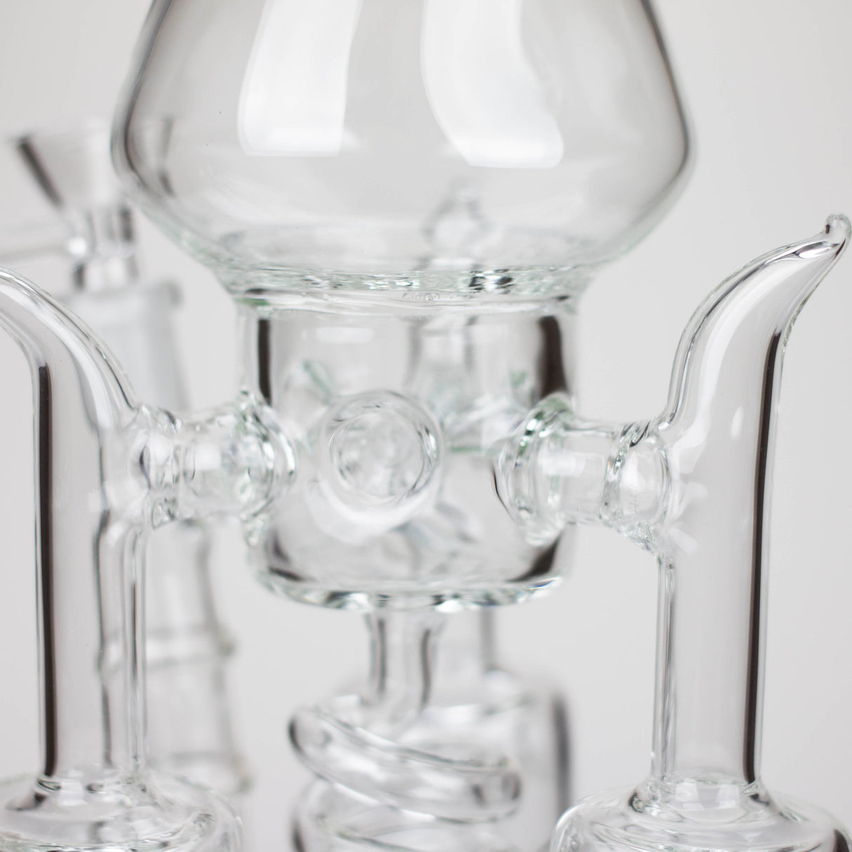 20" Coil Glass water recycler bong [C1577]