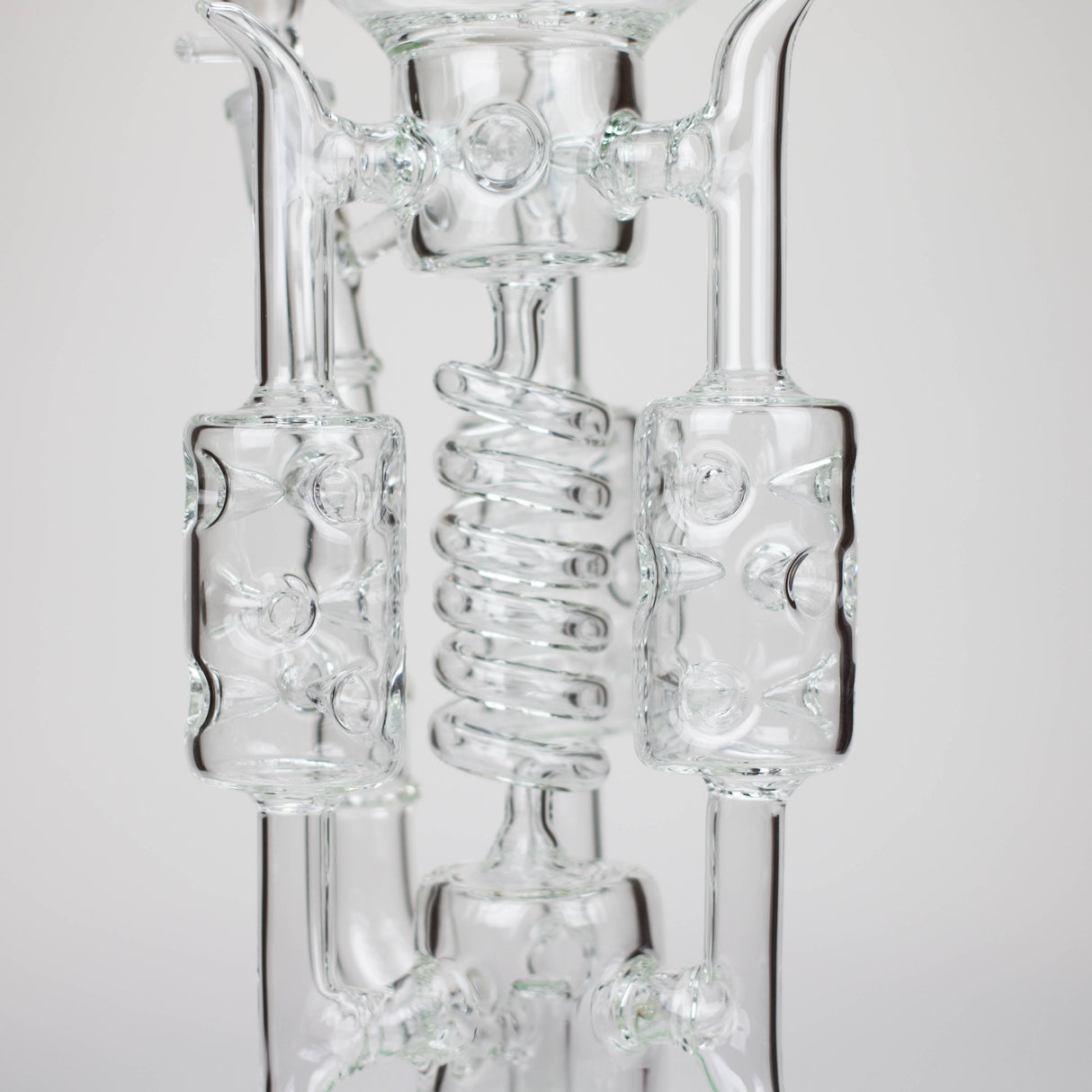 20" Coil Glass water recycler bong [C1577]