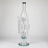 20" Coil Glass water recycler bong [C1577]