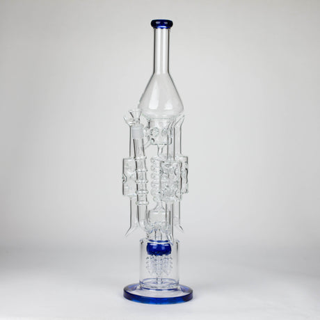 20" Coil Glass water recycler bong [C1577]