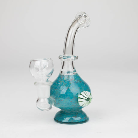 6" Bent neck bong with decoration-Color Assorted